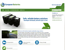 Tablet Screenshot of europeanbatteries.com